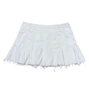 Y2K American Eagle Pleated Corduroy Mini Skirts